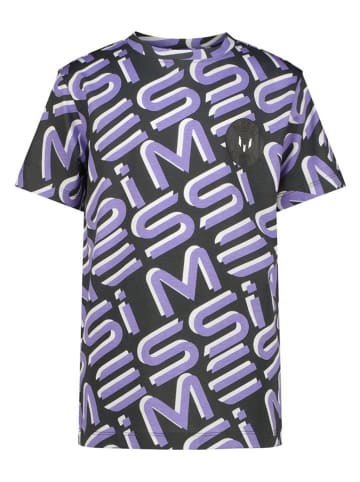 Messi Shirt in Anthrazit/ Lila