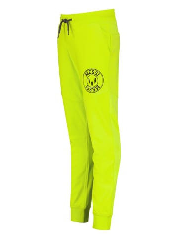 Messi Spodnie dresowe w kolorze żółtym