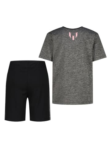 Messi Pyjama in Grau/ Schwarz
