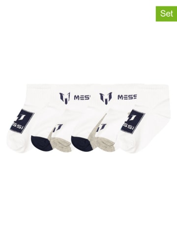 Messi 6-delige set: sokken wit