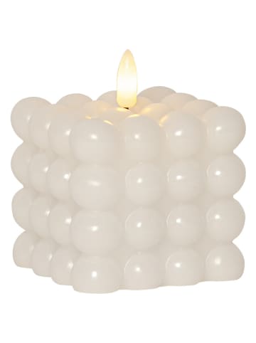 STAR Trading Ledwaskaars "Flamme Dot" wit - (H)9,5 cm