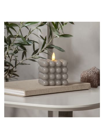 STAR Trading LED-Kerze "Flamme Dot" in Grau