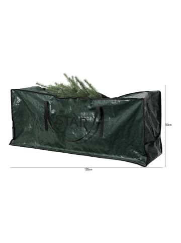 STAR Trading Torba w kolorze zielonym do przenoszenia choinki - 120 x 50 cm
