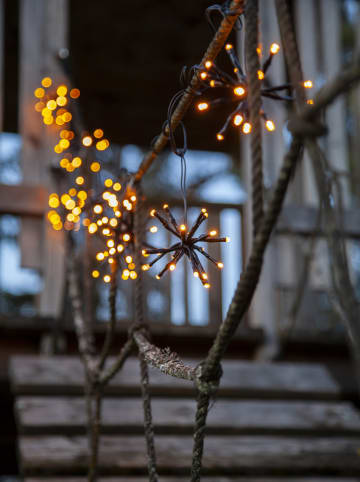 STAR Trading Łańcuch świetlny LED "Flower Curtain" w kolorze złotym - dł. 400 cm