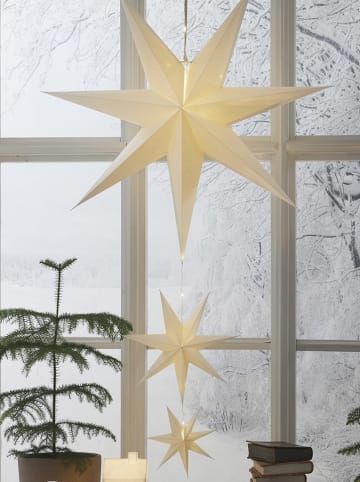 STAR Trading LED-Lichterkette "Cassie" in Creme - (L)130 x (B)80 cm