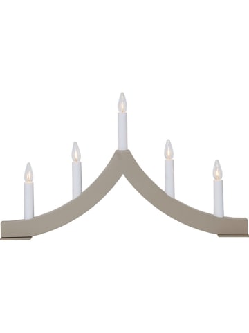 STAR Trading Fensterleuchter "Pagod" in Beige - (B)45 x (H)27 cm