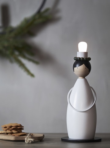 STAR Trading Vensterlamp "Lucia Classic" wit - (L)26 x (B)12 cm