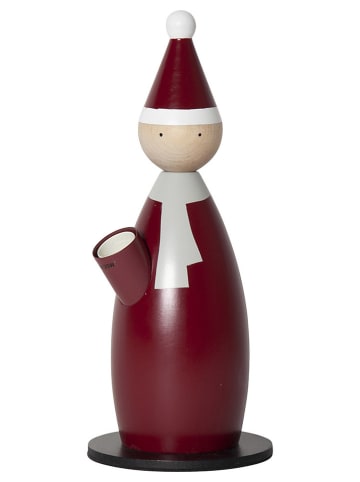 STAR Trading Vensterlamp "Lucia Classic" rood - (L)28 x (B)12 cm