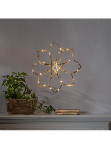 STAR Trading LED-Dekoanhänger "Amaze" in Gold - Ø 40 cm 