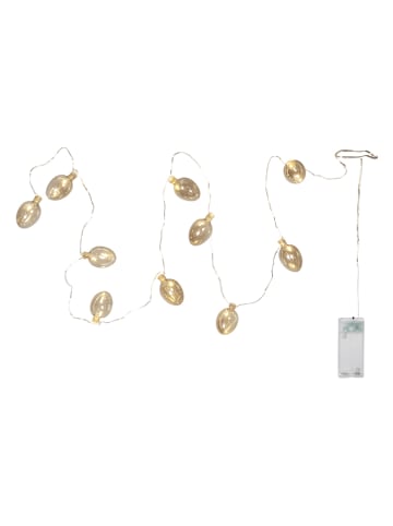 STAR Trading Łańcuch świetlny LED "Shimmer" w kolorze beżowym - dł. 135 cm