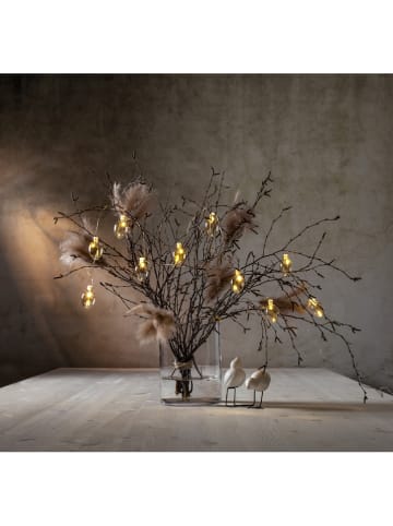 STAR Trading LED-Lichterkette "Shimmer" in Beige - (L)135 cm