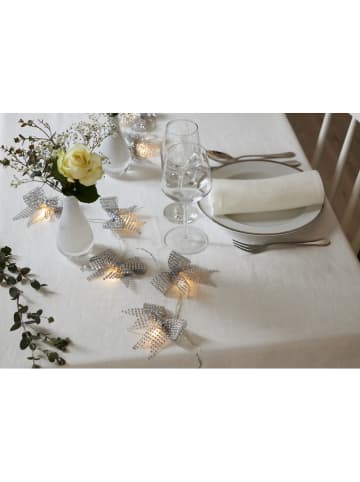 STAR Trading Łańcuch świetlny LED "Bowie" w kolorze srebrnym - dł. 225 cm