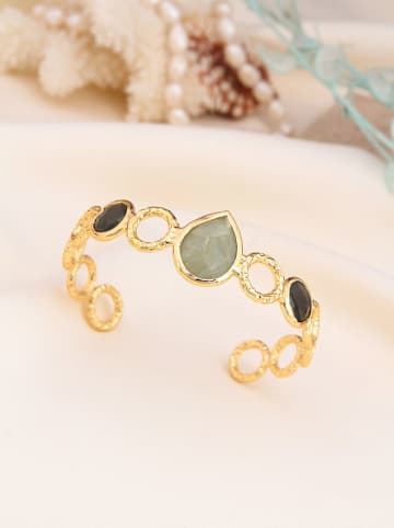 L'Atelier de Gaia Vergulde armband met sierelementen