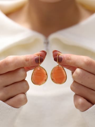 L'Atelier de Gaia Vergold. Ohrringe mit Edelsteinen