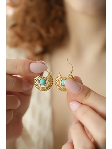 L'Atelier de Gaia Vergold. Ohrringe mit Edelsteinen