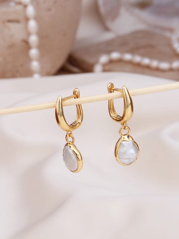 L'Atelier de Gaia Vergold. Ohrringe mit Perlen