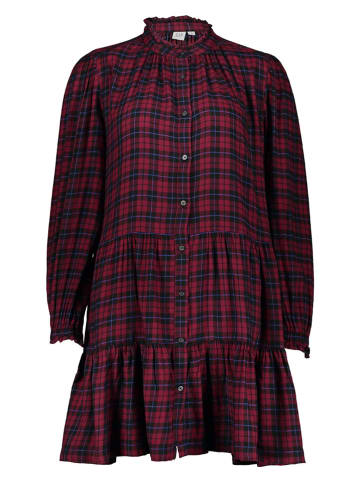 GAP Kleid in Rot/ Schwarz