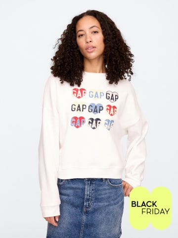 GAP Bluza w kolorze białym