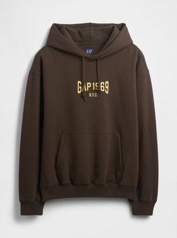 GAP Hoodie in Dunkelbraun