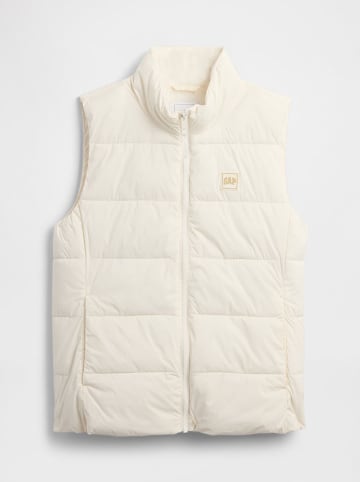GAP Steppweste in Creme