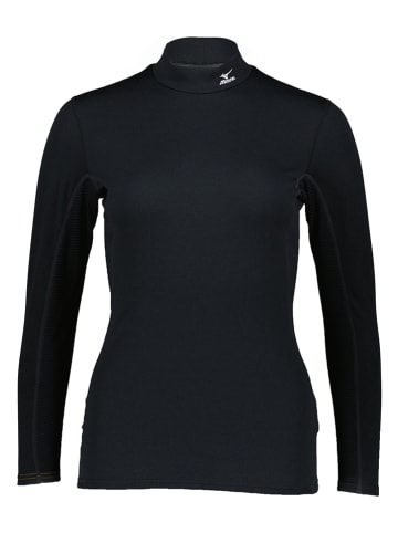 Mizuno Trainingsshirt "Mid Weight" in Schwarz