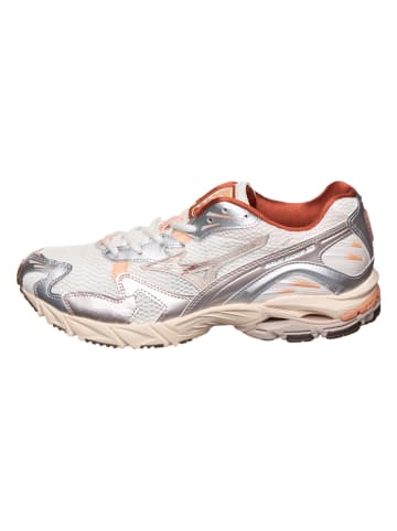 Mizuno Hardloopschoenen "Wave Rider" wit/zilverkleurig