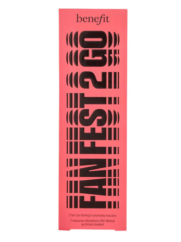 Benefit 2-delige set: mascara "Fan Fest 2 Go", 2x 8,5 g