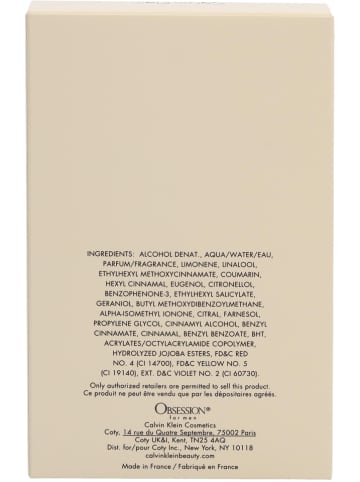 Calvin Klein Obsession Homme - eau de toilette, 125 ml