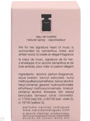 narciso rodriguez Narciso Rodriguez "For Her", eau de toilette - 30 ml