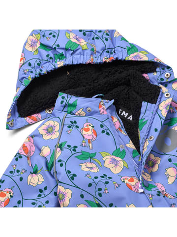 Småfolk Sneeuwpak "Vogels en bloemen" paars