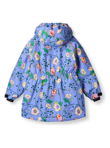 Småfolk Ski-/ Snowboardjacke "Vögel und Blumen" in Lila
