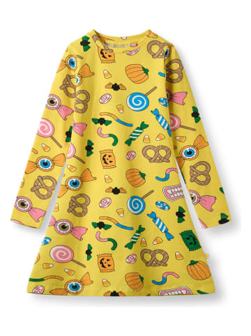 Småfolk Jurk "Halloween-zoetjes" geel