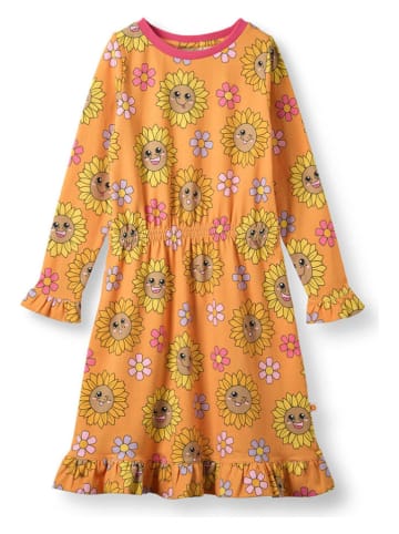 Småfolk Kleid "Sonnenblumen" in Orange