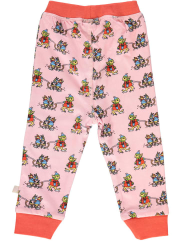 Småfolk Sweatbroek lichtroze/oranje