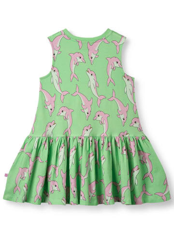 Småfolk Kleid "Delphine" in Grün/ Rosa