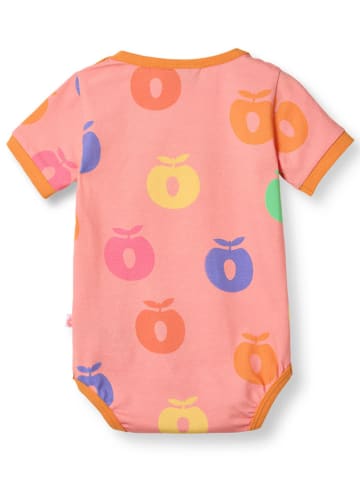 Småfolk Body "Äpfel" in Orange/ Bunt