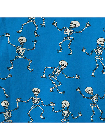 Småfolk Longsleeve "Skelet" blauw
