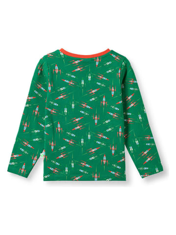 Småfolk Longsleeve "Raket" groen