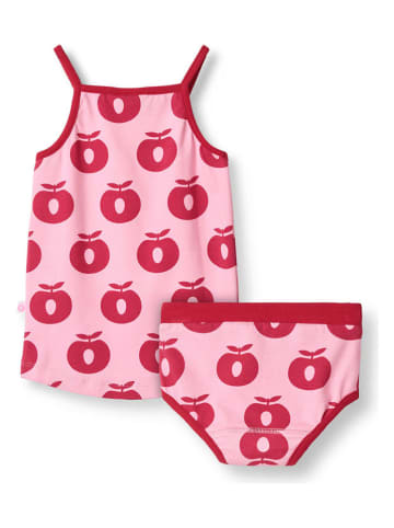 Småfolk 2tlg. Wäsche-Set "Äpfel" in Rosa
