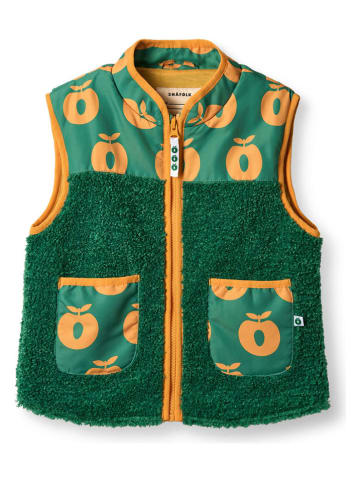 Småfolk Fleece bodywarmer "Appel" groen