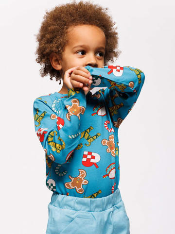 Småfolk Longsleeve "Gala" blauw