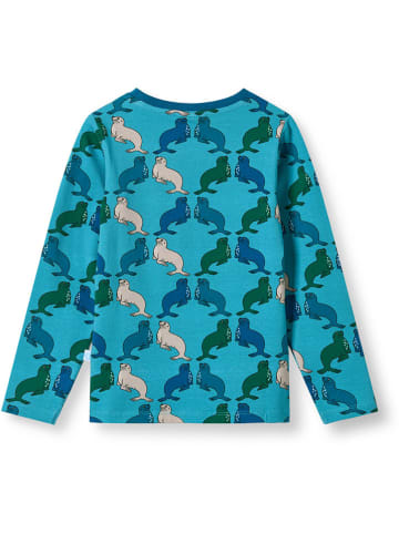 Småfolk Longsleeve "Gala" blauw