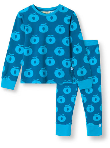 Småfolk Pyjama "Jubilee" in Blau