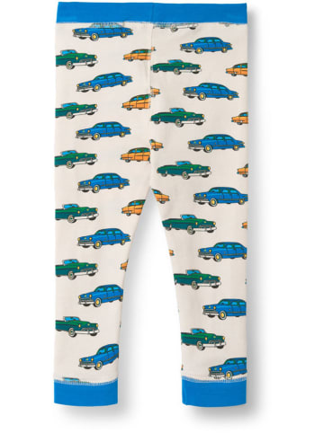 Småfolk Legging "Elstar" blauw/wit