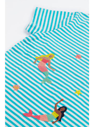 Frugi Koszulka w kolorze błękitno-białym