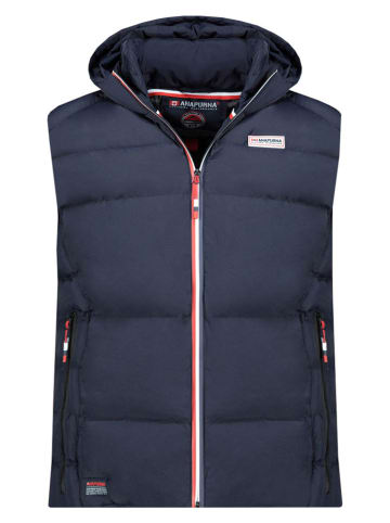 ANAPURNA Doorgestikte bodywarmer "Vitoana" donkerblauw