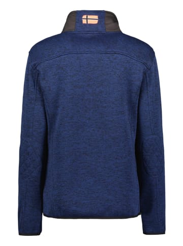 ANAPURNA Fleece vest "Typo" donkerblauw