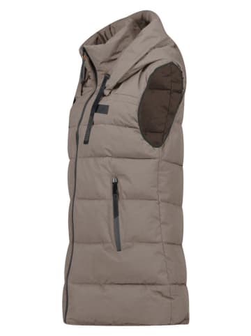 ANAPURNA Doorgestikte bodywarmer "Dolbana" taupe