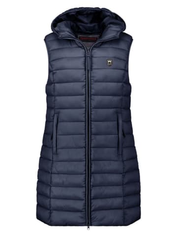 ANAPURNA Doorgestikte bodywarmer "Vakitalana Long'' donkerblauw