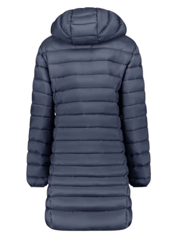 ANAPURNA Doorgestikte mantel "Akitalana" donkerblauw